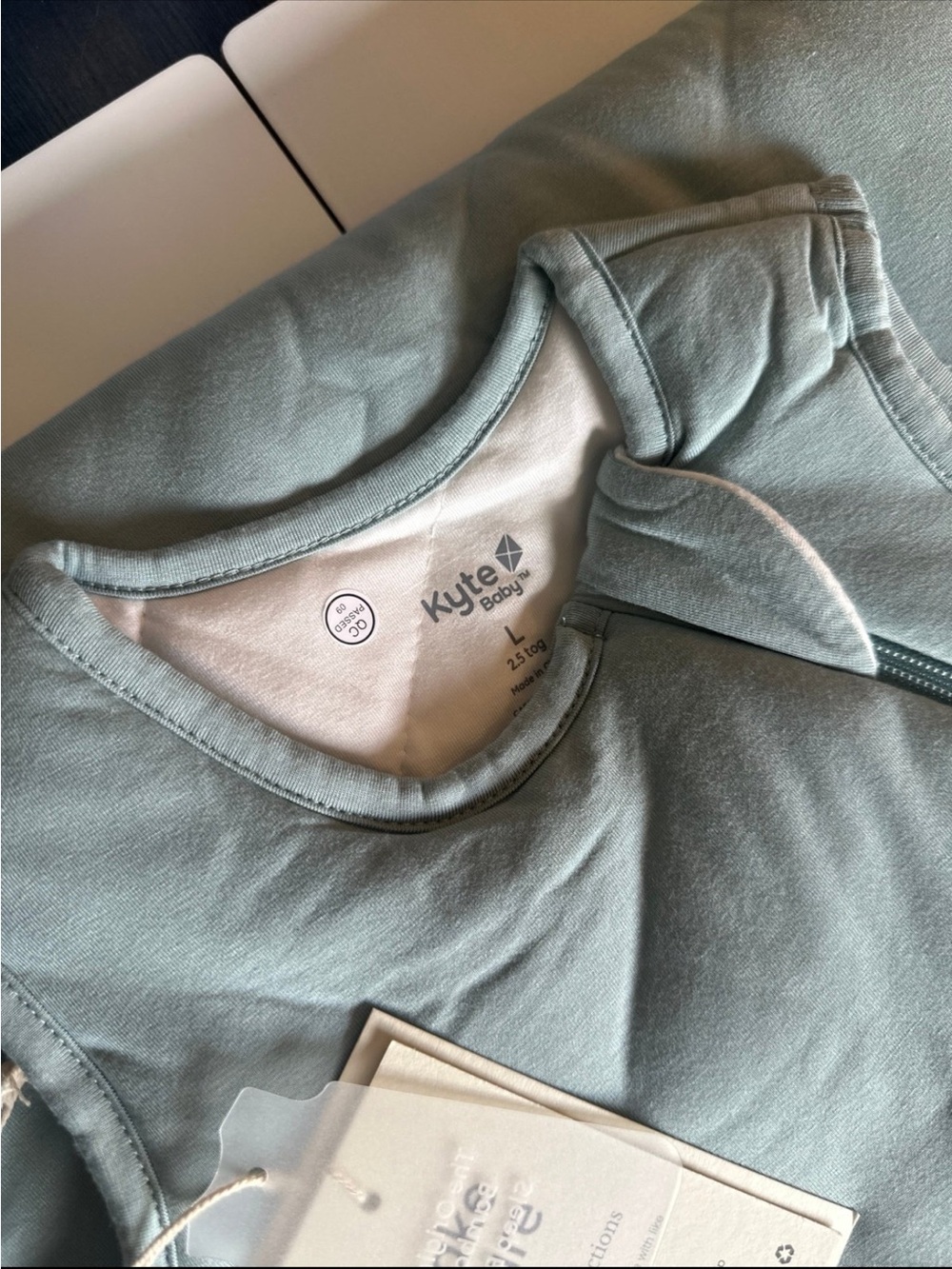 Kyte Baby Sleep Bag Large 2.5tog Glacier